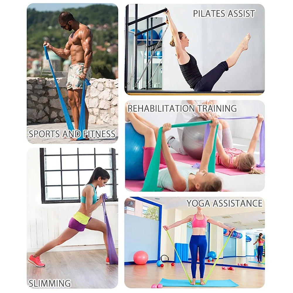 Długość 200 cm, elastyczna taś – Yoga Fitness Resistance Band recenzja i cena