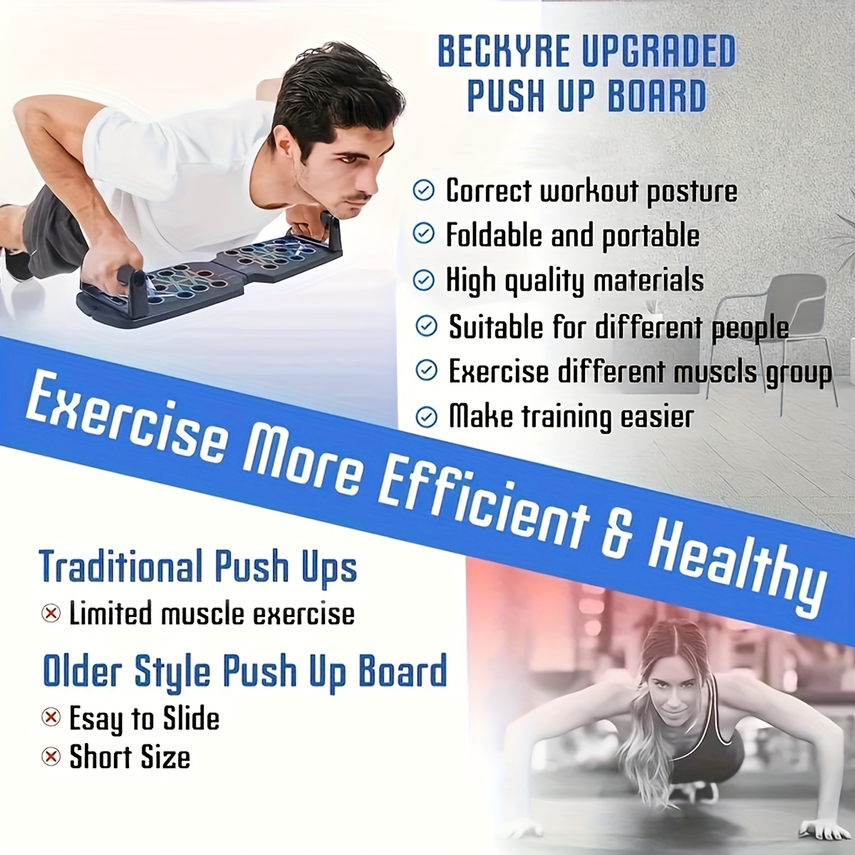 Deska do ćwiczeń na mięśnie br – Push Up Board recenzja i cena